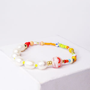 PULSERA PEARL W/ COLORED